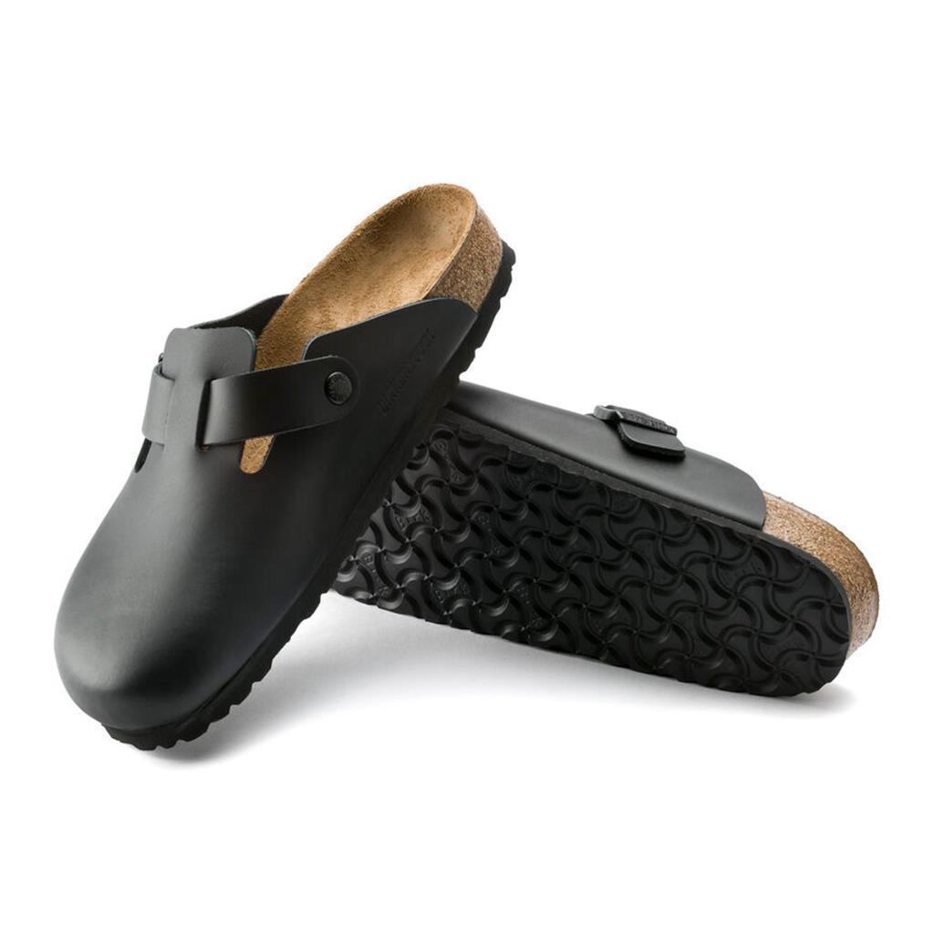 Birkenstock 0060193 Boston BS Black Erkek Terlik