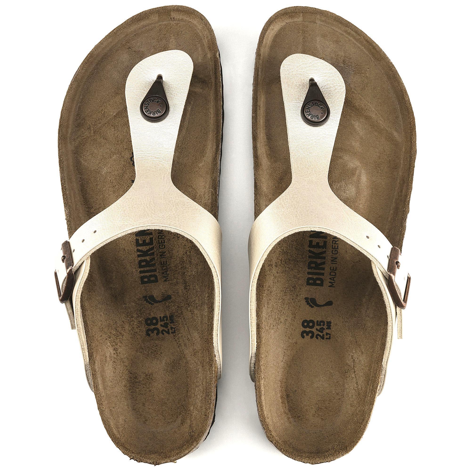 Birkenstock 0943871 Gizeh BS Graceful Pearl White Kadın Terlik