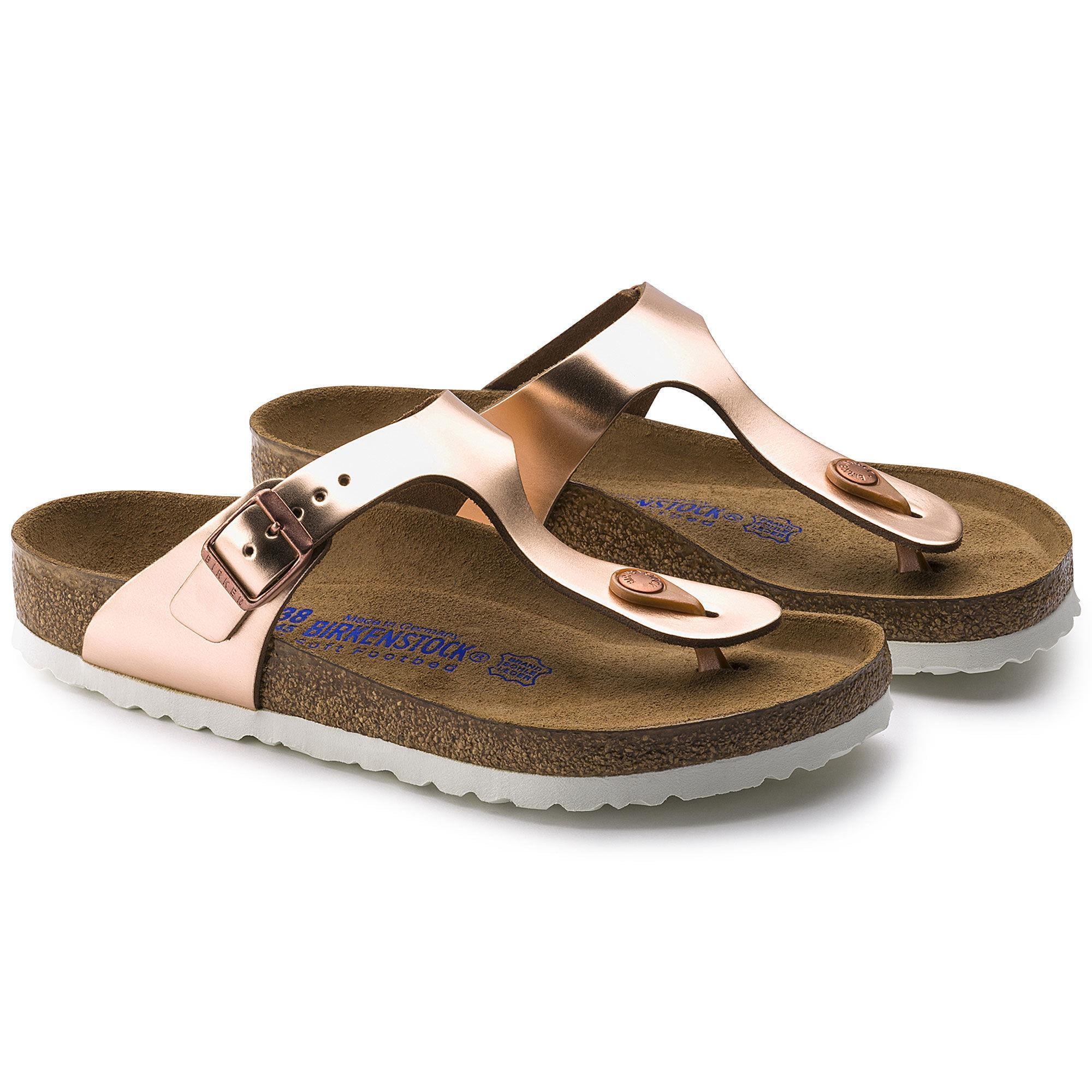 Birkenstock 1005048  Gizeh Bs Metalic Copper Soft Footbed Kadın Terlik