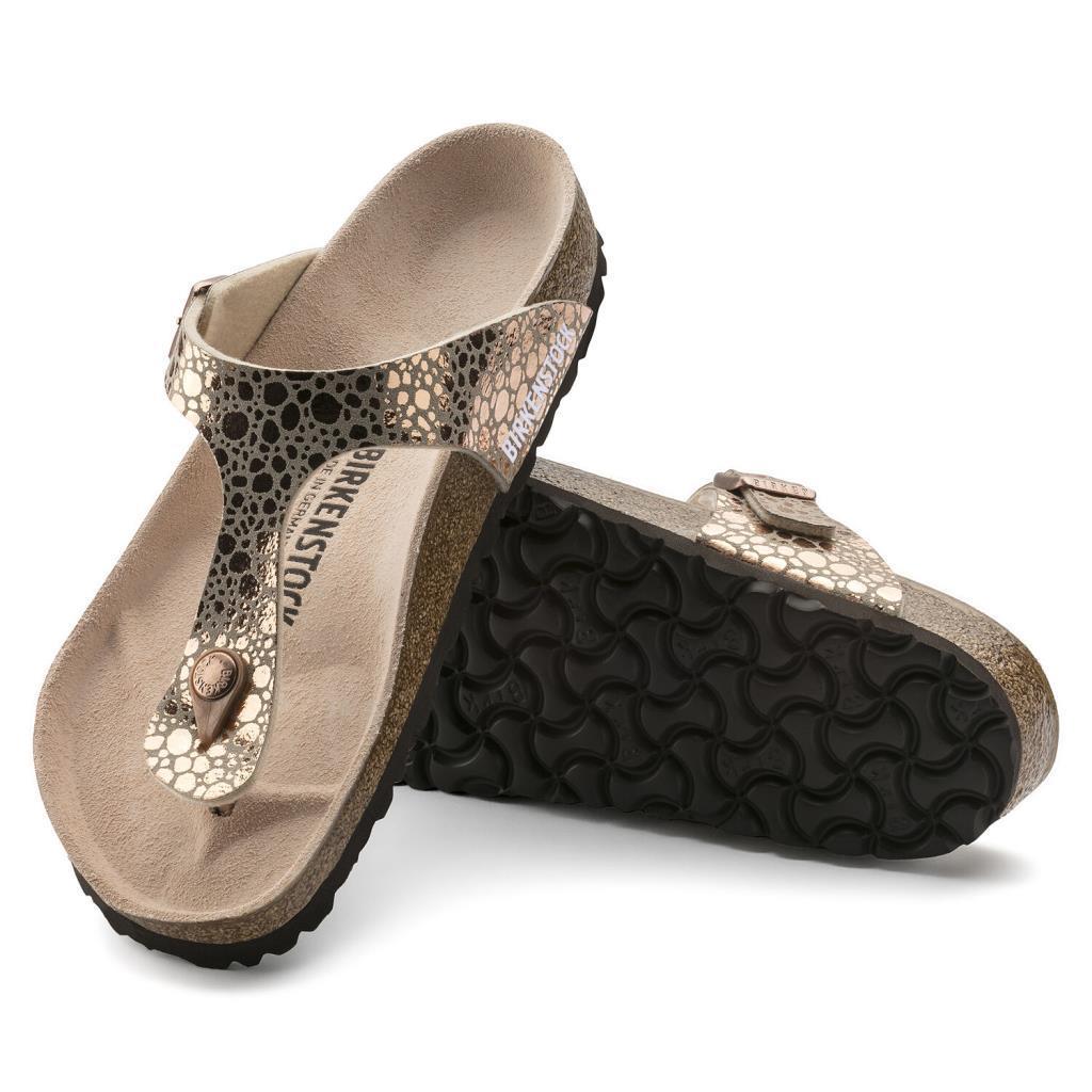 Birkenstock 1005674 Gizeh BS Metallic Stones Copper Kadın Terlik