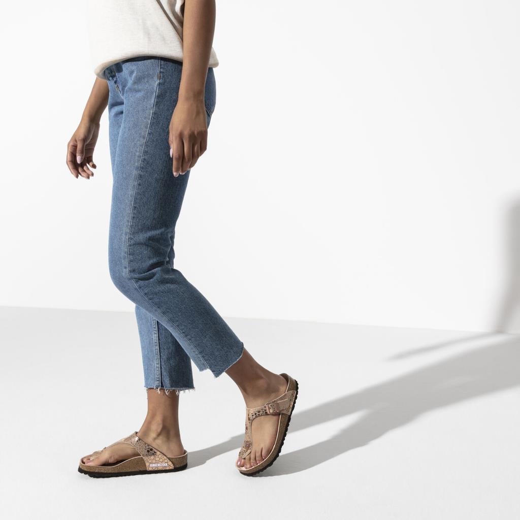 Birkenstock 1005674 Gizeh BS Metallic Stones Copper Kadın Terlik