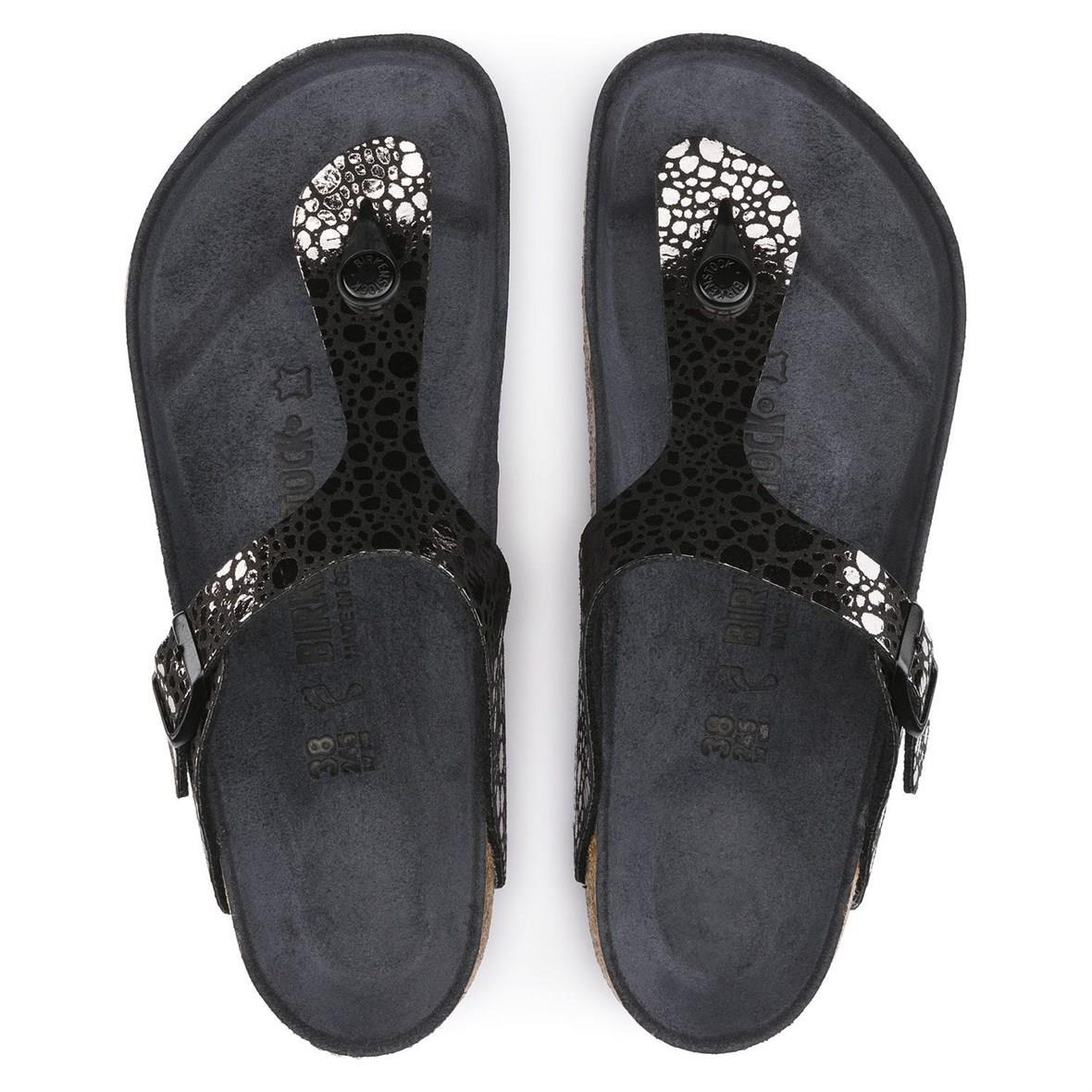 Birkenstock 1008865 Gizeh BS Metalic Stones Black Kadın Terlik
