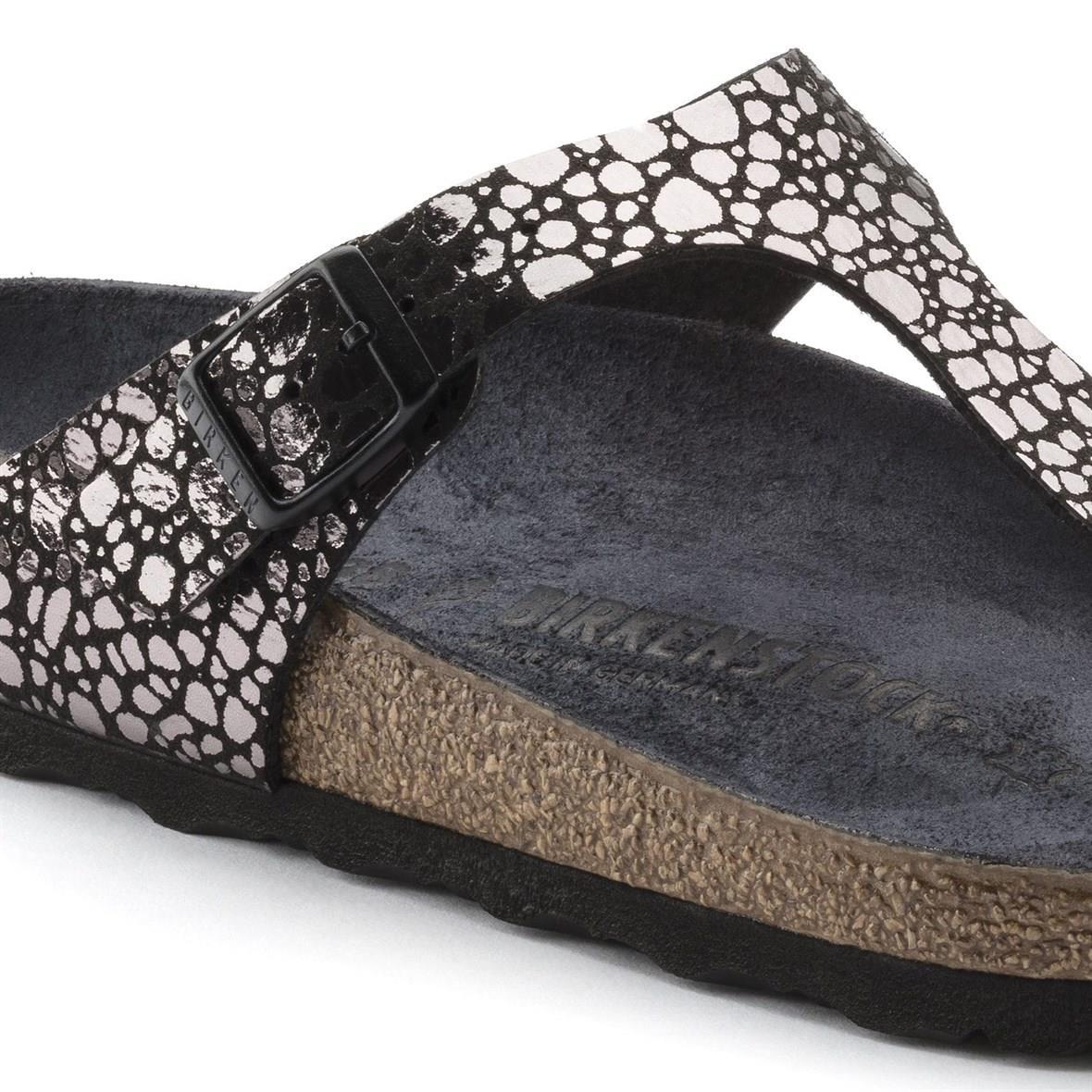 Birkenstock 1008865 Gizeh BS Metalic Stones Black Kadın Terlik