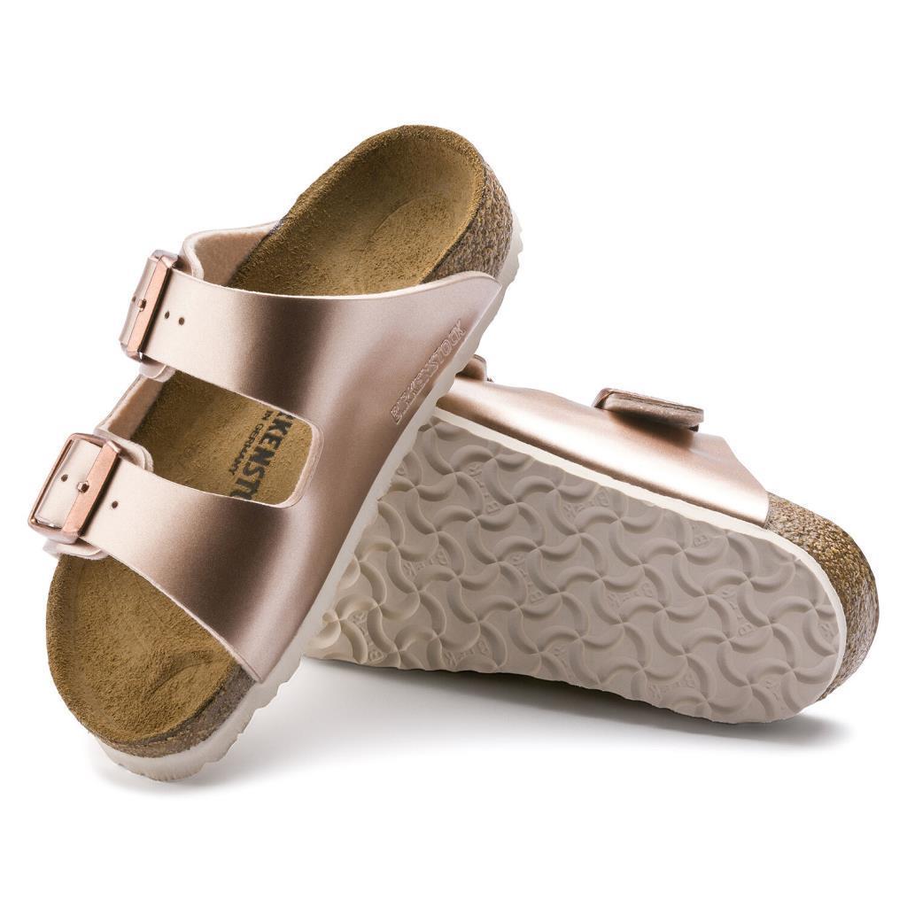 Birkenstock 1012478 Arizona Electric Metallic Copper Kadın Terlik