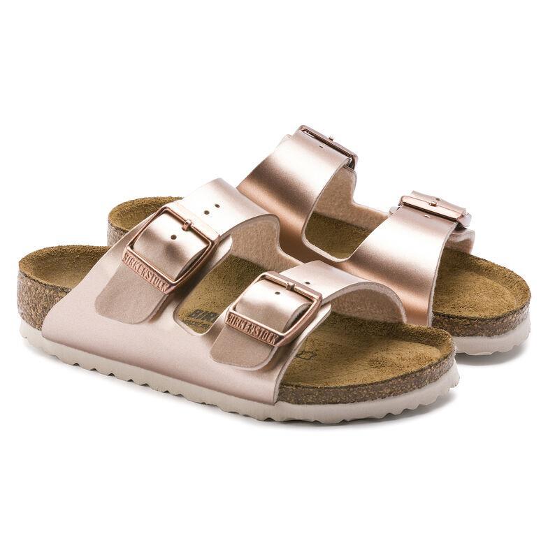 Birkenstock 1012478 Arizona Electric Metallic Copper Kadın Terlik
