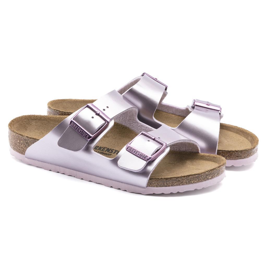 Birkenstock 1012510 Arizona Electric Metallic Lilac Kadın Terlik