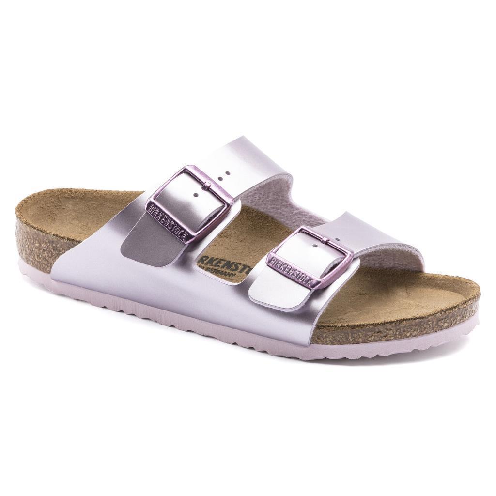 Birkenstock 1012510 Arizona Electric Metallic Lilac Kadın Terlik