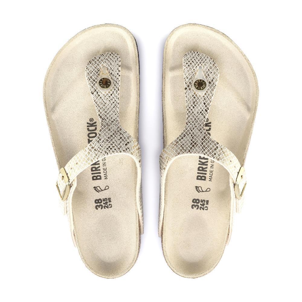 Birkenstock 1018481 Gizeh BS Shiny Python Eggshell Kadın Terlik