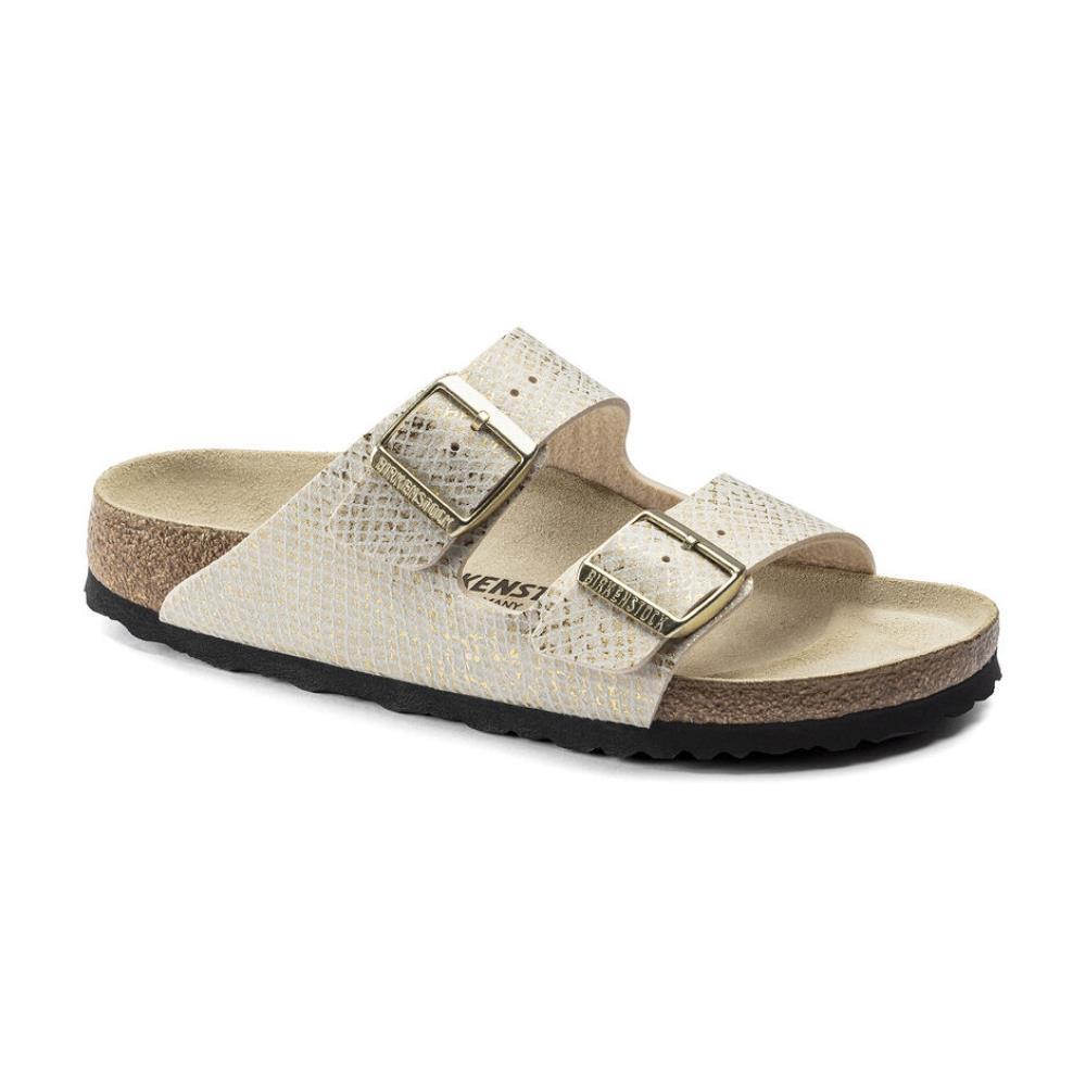 Birkenstock 1019374 Arizona BS Shiny Python Eggshell Kadın Terlik