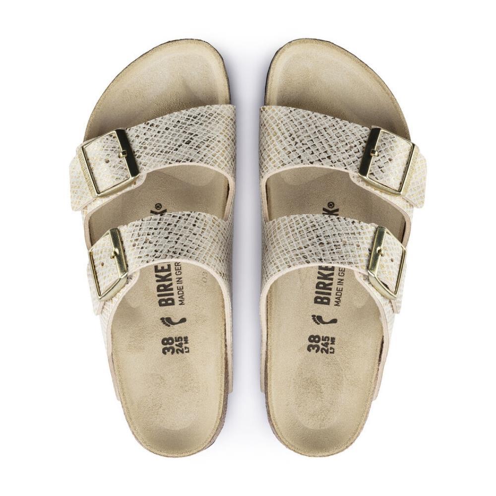 Birkenstock 1019374 Arizona BS Shiny Python Eggshell Kadın Terlik