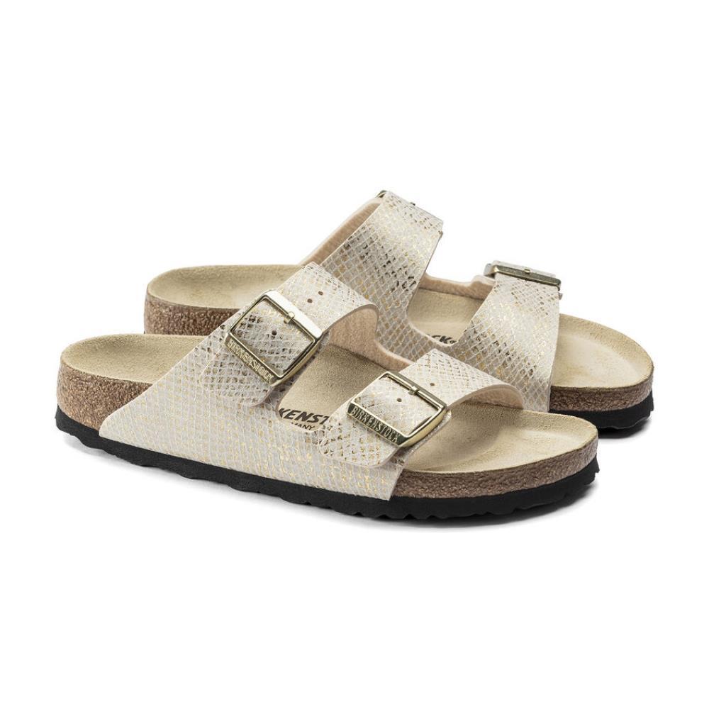 Birkenstock 1019374 Arizona BS Shiny Python Eggshell Kadın Terlik