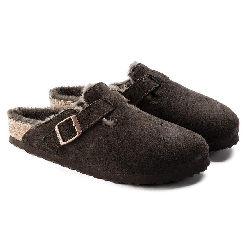 Birkenstock 1020529 Boston VL Shearling Mocha Kadın Terlik