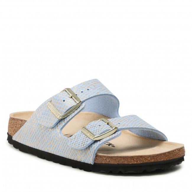 Birkenstock 1021463 Arizona BS Shiny Python Dusty Blue Kadın Terlik