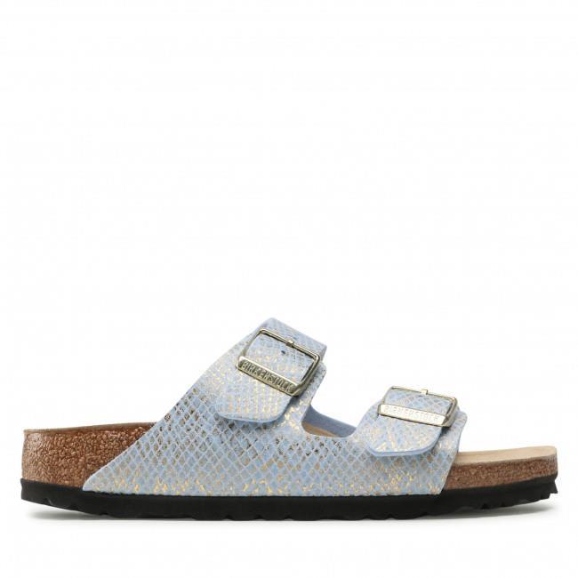 Birkenstock 1021463 Arizona BS Shiny Python Dusty Blue Kadın Terlik