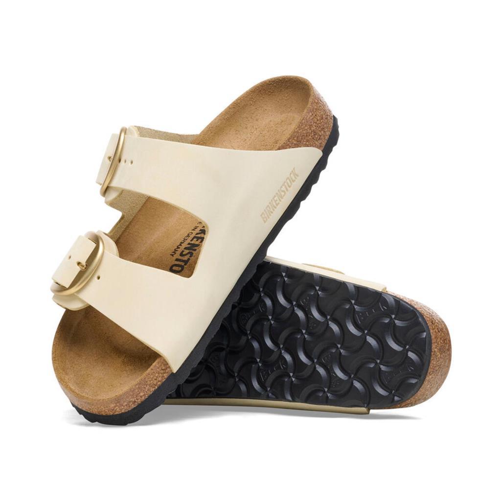 Birkenstock 1026585 Arizona Big Buckle Nu Ecru Kadın Terlik
