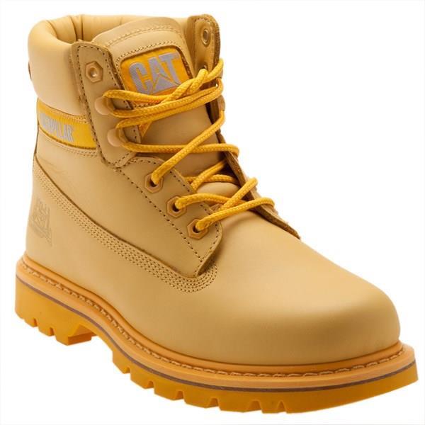 Caterpillar Colorado Brights Yellow Deri Kadın Bot
