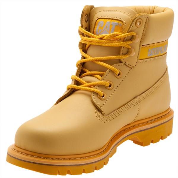 Caterpillar Colorado Brights Yellow Deri Kadın Bot