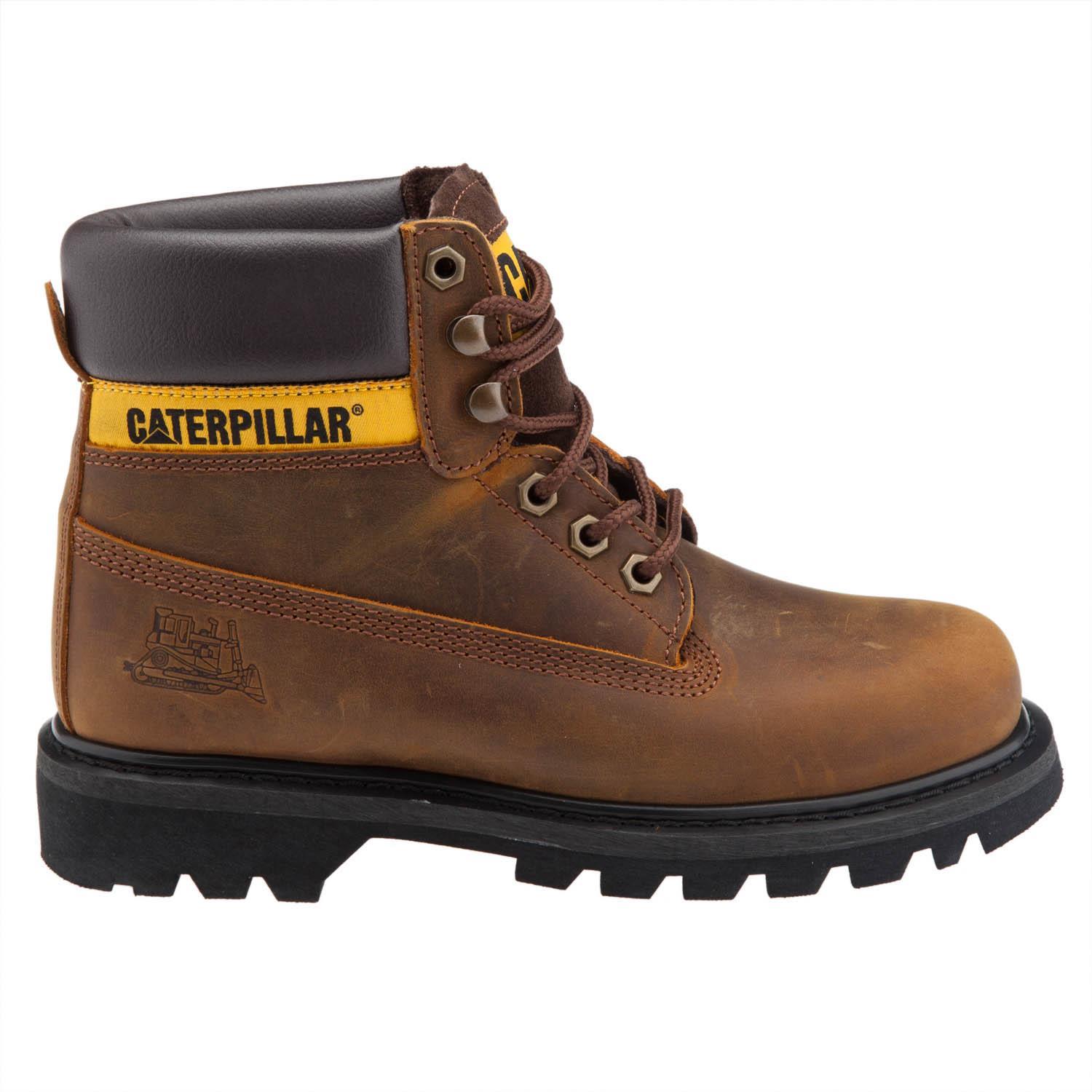Caterpillar Colorado Copper Deri Erkek Bot