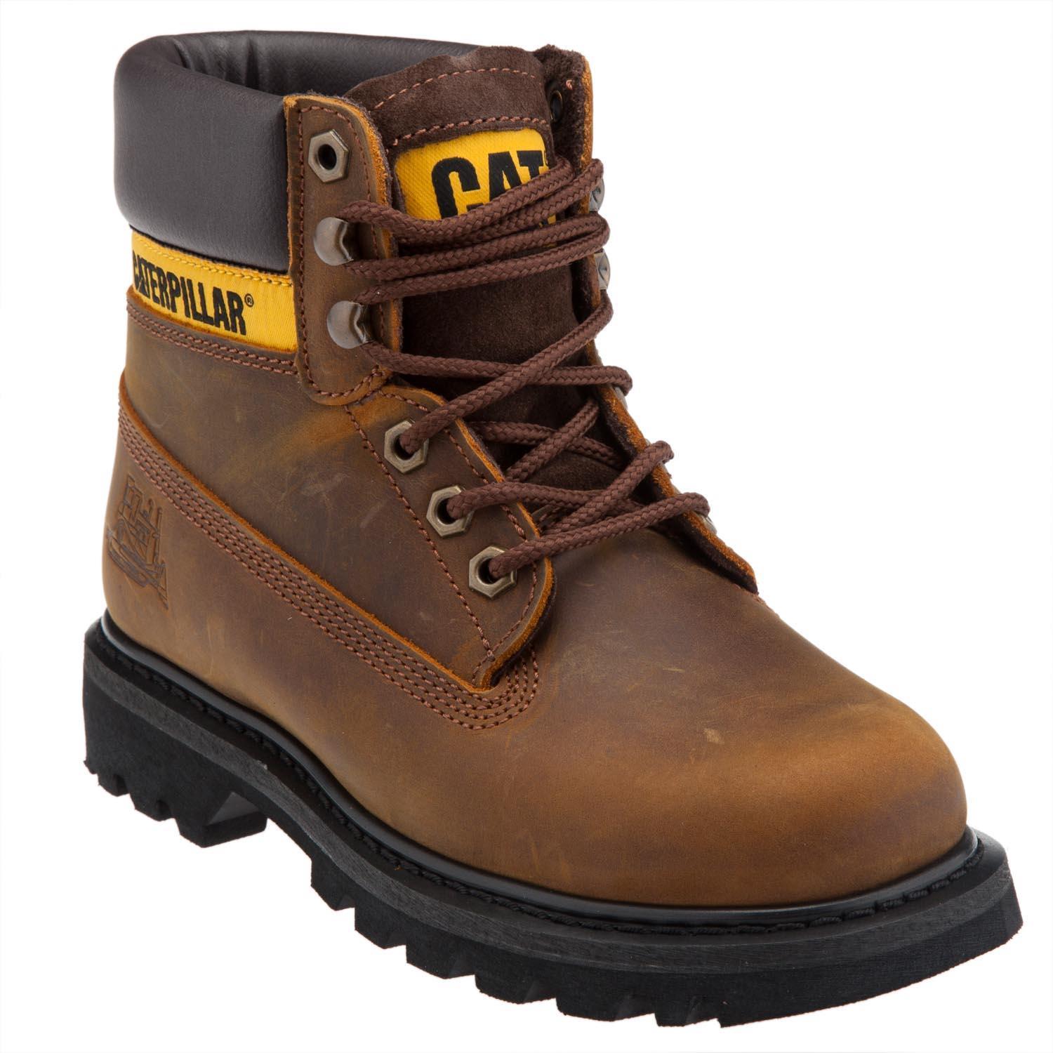 Caterpillar Colorado Copper Deri Erkek Bot