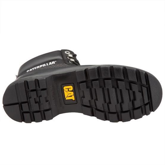 Caterpillar Colorado Print Black Deri Erkek Bot