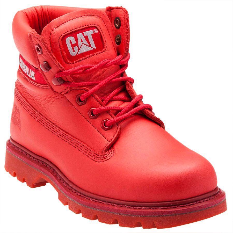 Caterpillar Colorado Red Brights Deri Kadın Bot