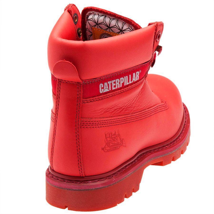 Caterpillar Colorado Red Brights Deri Kadın Bot