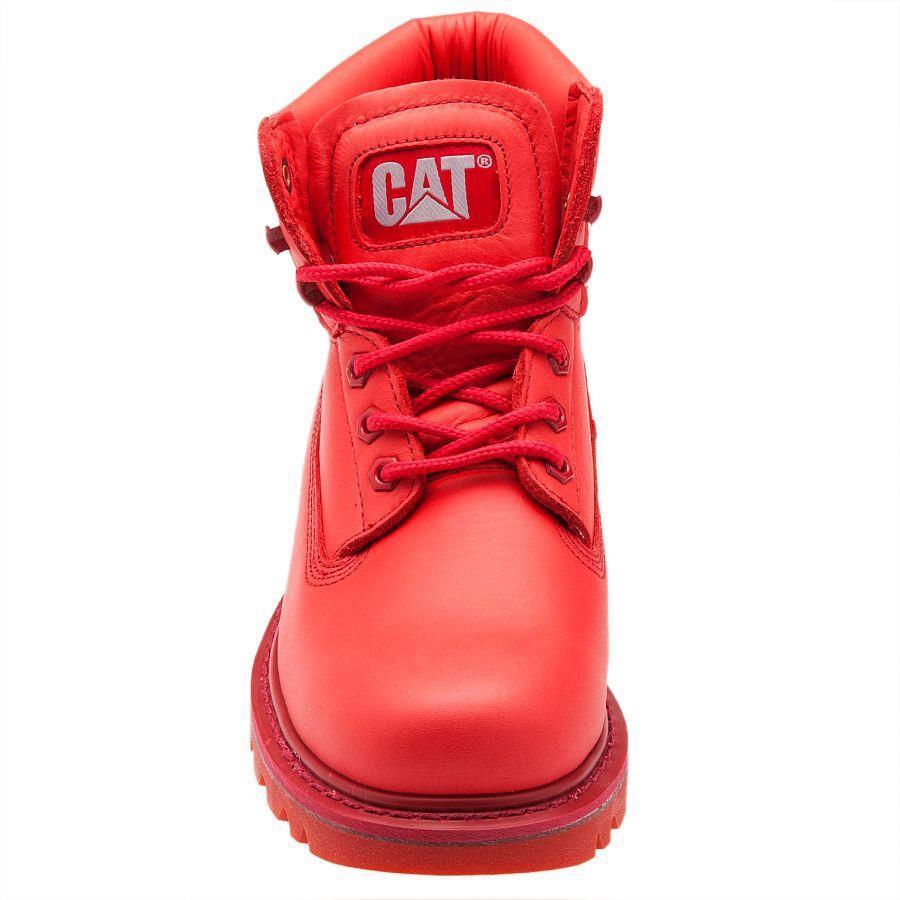 Caterpillar Colorado Red Brights Deri Kadın Bot