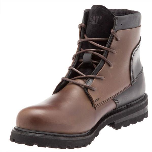 Caterpillar Lenox Chocolate Deri Erkek Bot