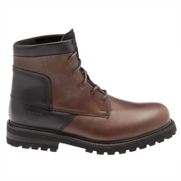 Caterpillar Lenox Chocolate Deri Erkek Bot