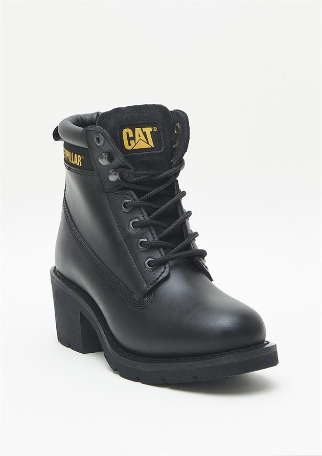 Caterpillar Ottawa Black Deri Kadın Bot