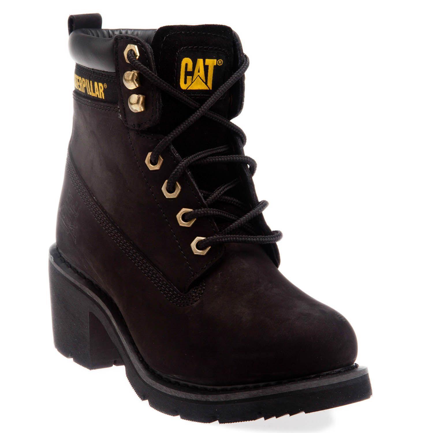 Caterpillar Ottawa Black Nubuk Kadın Bot