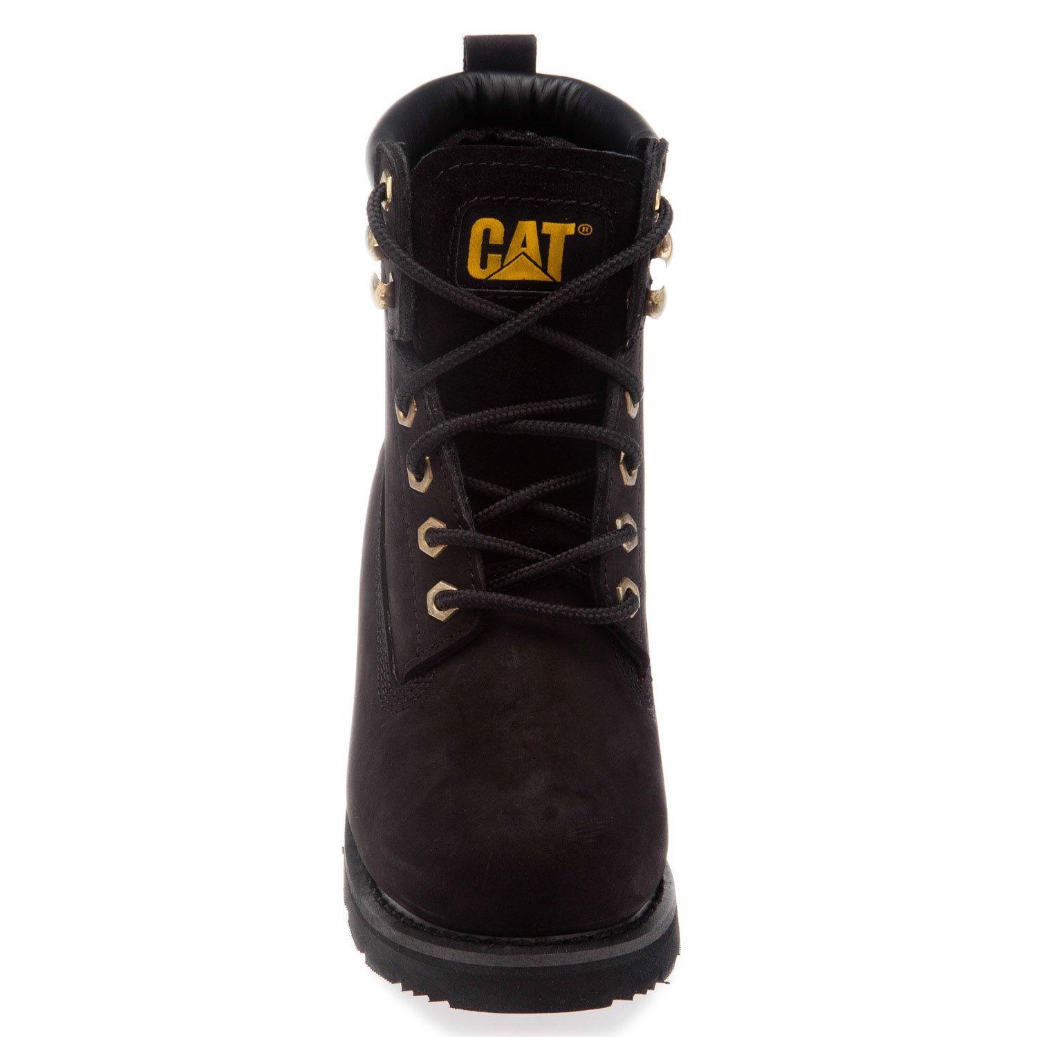 Caterpillar Ottawa Black Nubuk Kadın Bot
