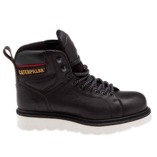 Caterpillar Reco Black Deri Erkek Bot