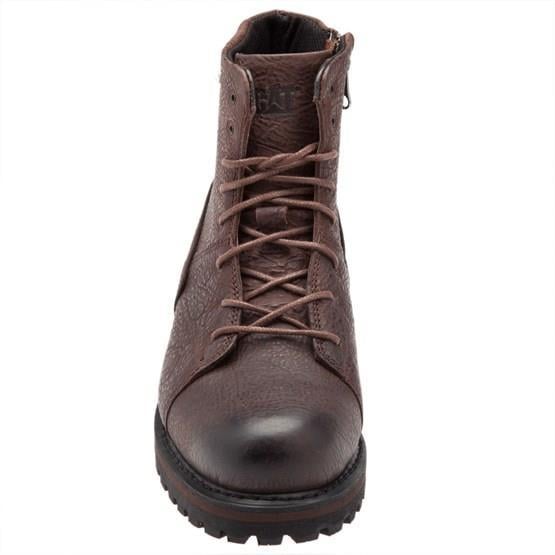 Caterpillar Striver Brown Deri Erkek Bot