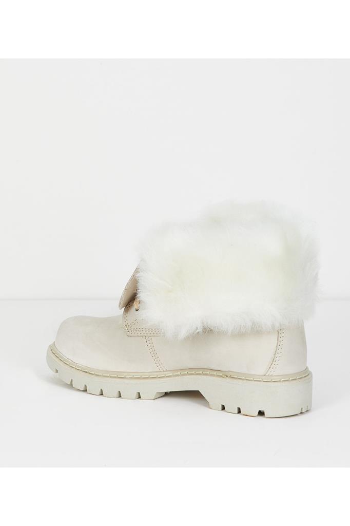 Caterpillar Utah Fur Beige Nubuk Kadın Bot