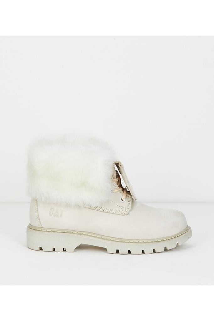 Caterpillar Utah Fur Beige Nubuk Kadın Bot