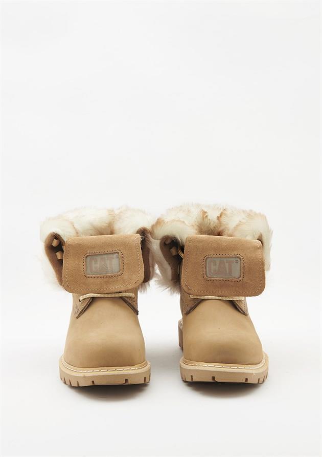 Caterpillar Utah Fur Caramel Nubuk Kadın Bot