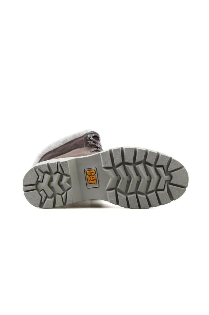 Caterpillar Utah Fur DarkGrey Nubuk Kadın Bot