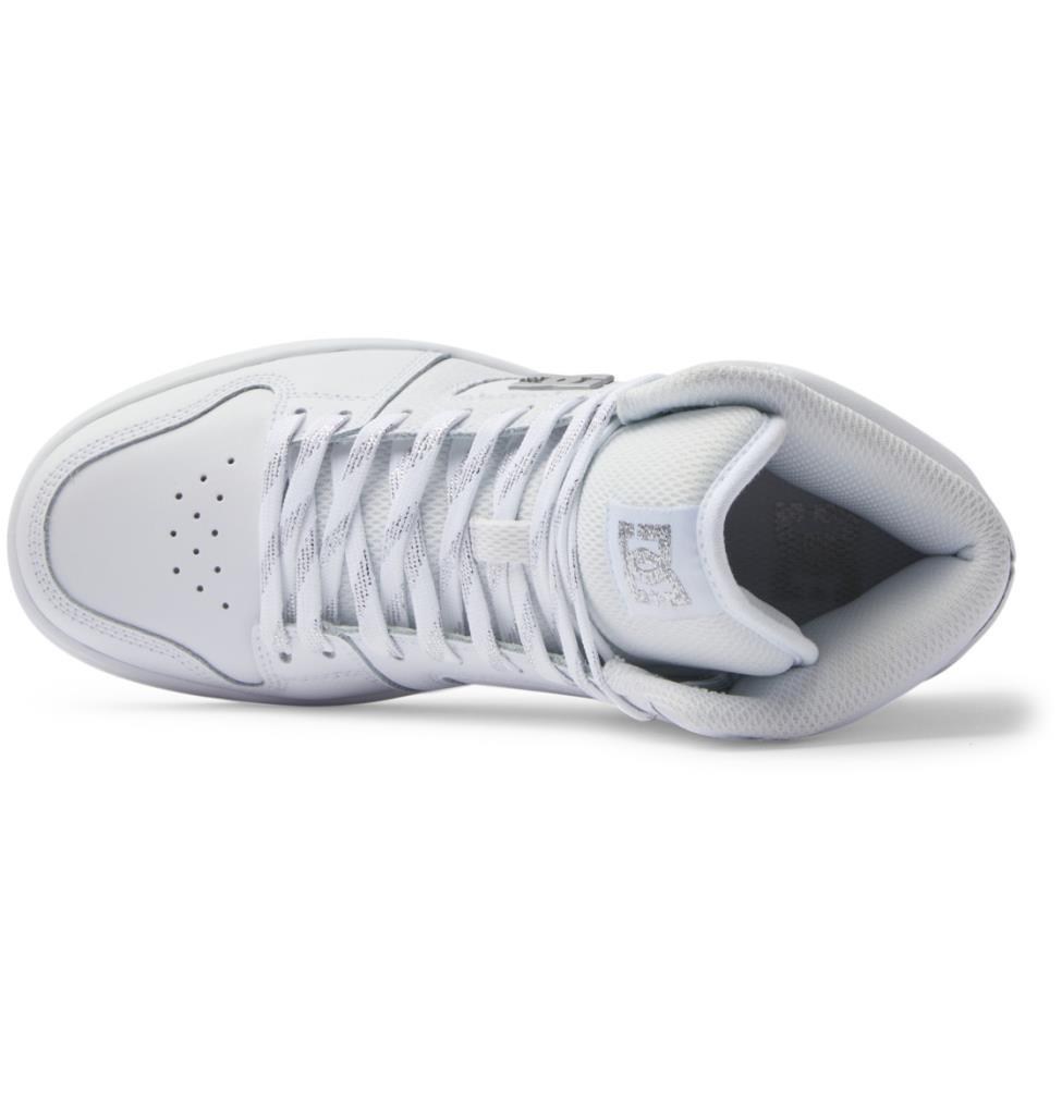 DC Shoes ADJS100164 Manteca 4 Hi White/Silver Kadın Sneaker