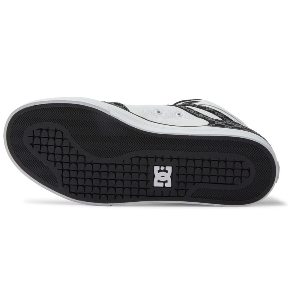 DC Shoes ADYS400043 Pure High Top WC Black/White Monogram Erkek Sneaker