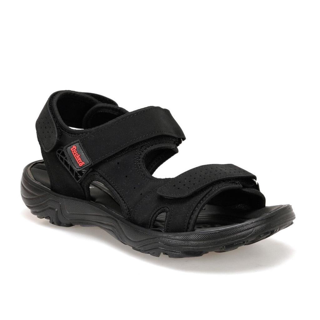 Dockers 100497778 228653 Siyah-Kırmızı Erkek Sandalet