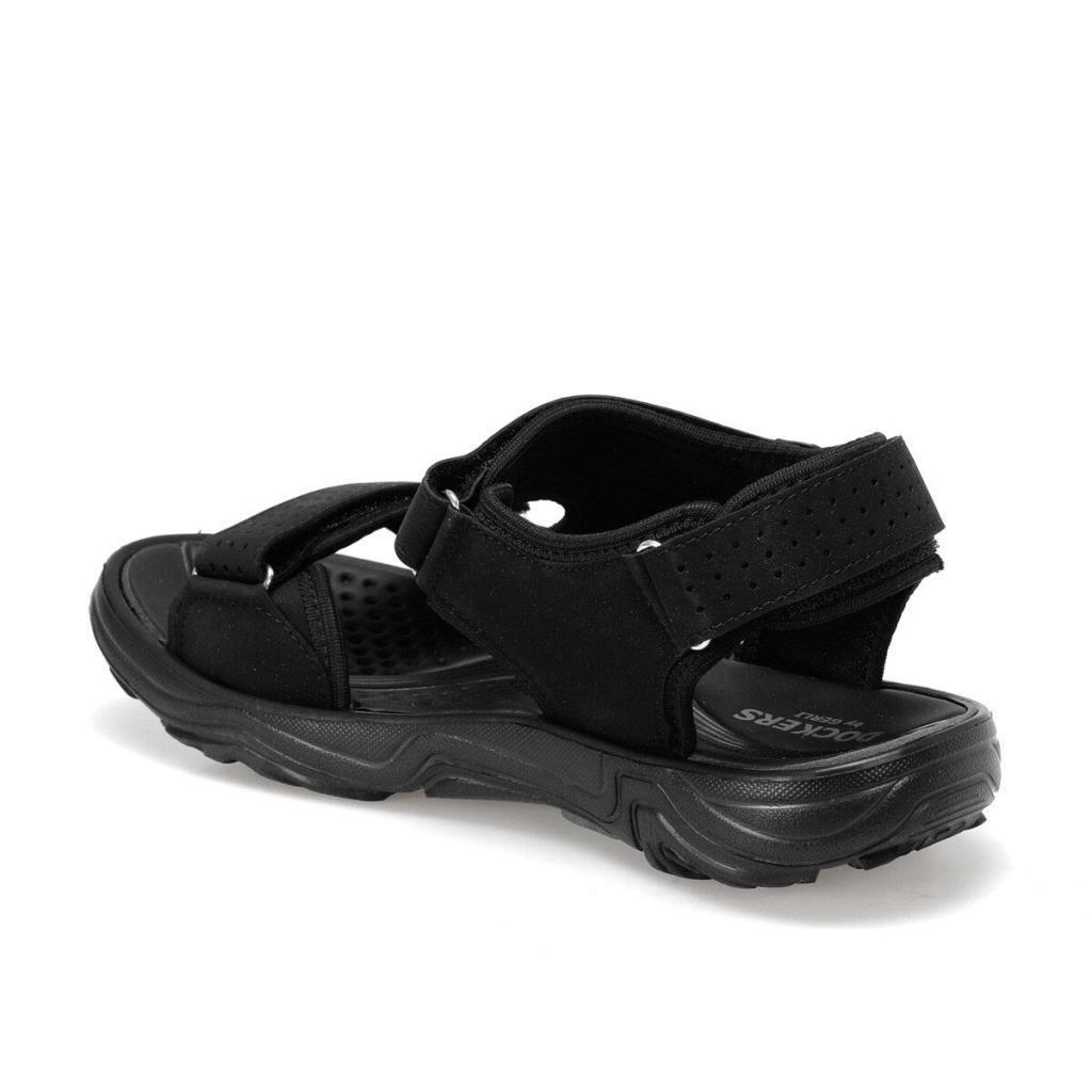 Dockers 100497778 228653 Siyah-Kırmızı Erkek Sandalet