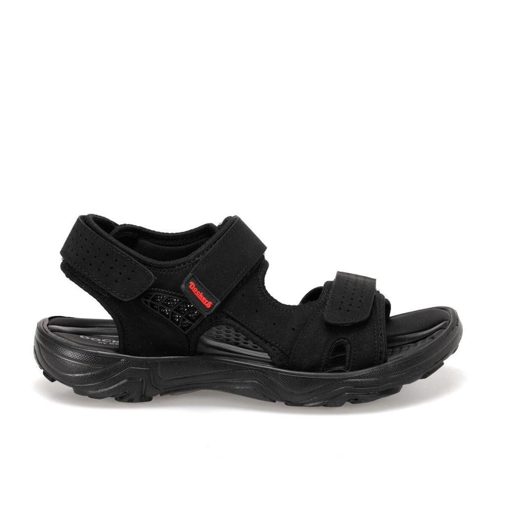 Dockers 100497778 228653 Siyah-Kırmızı Erkek Sandalet