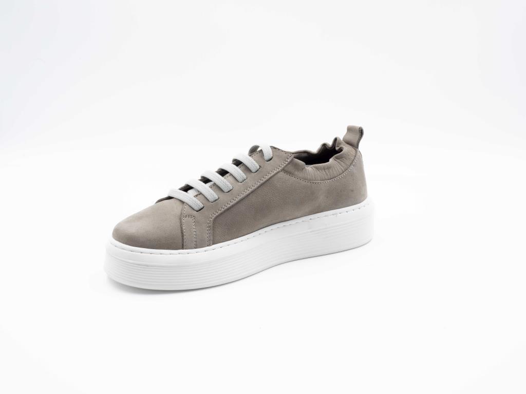 FreeFoot 221150 Nubuk Açık Gri kadın Sneaker