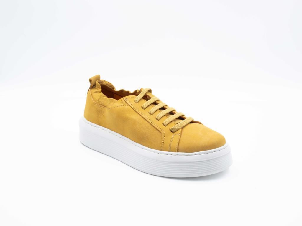 FreeFoot 221150 Nubuk Mango Kadın Sneaker
