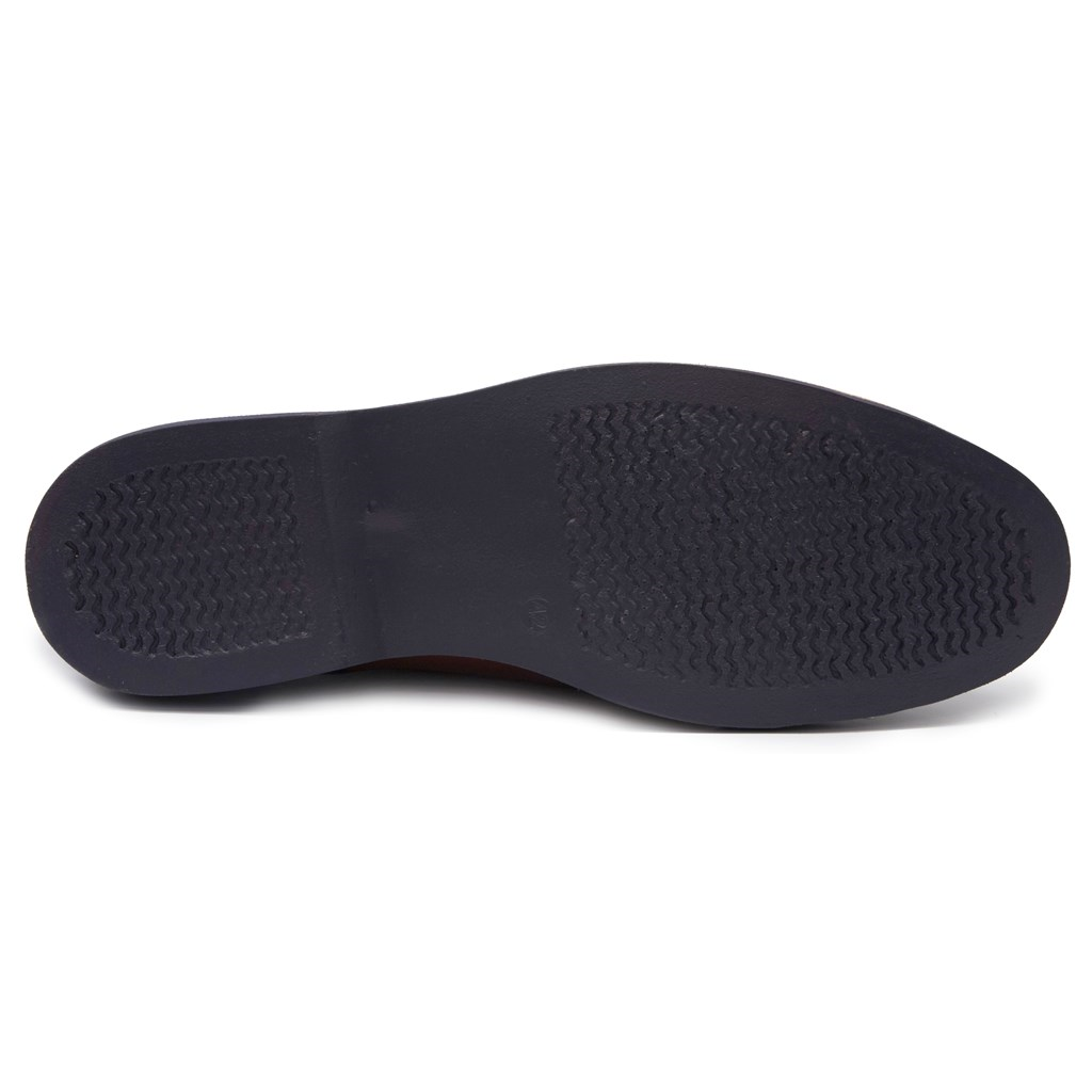 FreeFoot 438 Bordo Deri Erkek Ayakkabı