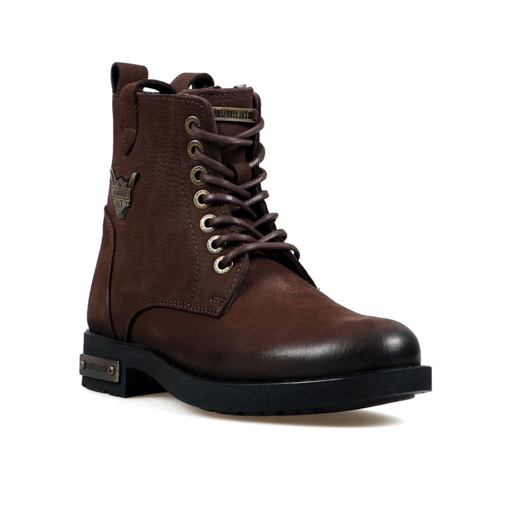 Hammerjack 102 15200-G Kahve Yıkama Nubuk Kadın Bot