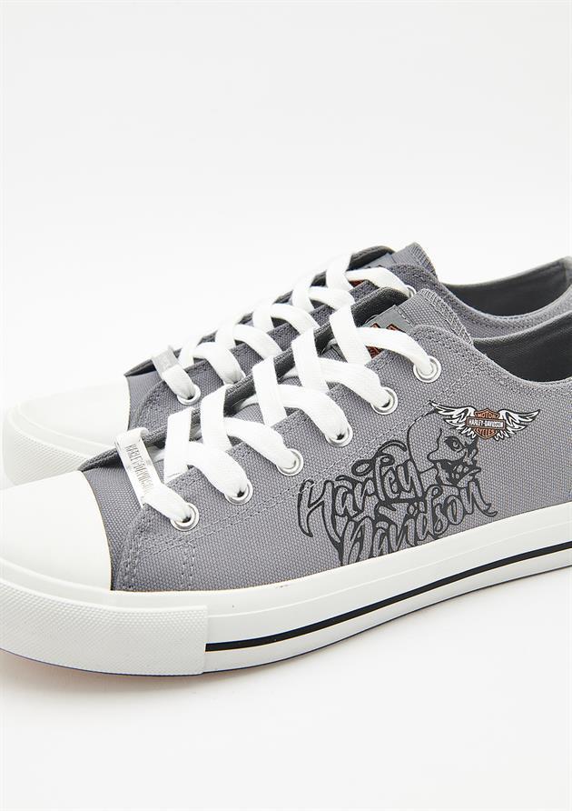 Harley Davidson 023M100354 Pomona Grey Erkek Sneaker