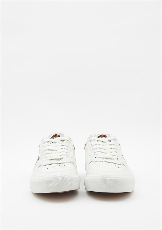 Harley Davidson 023M100380 Orlando White/Tekstil Deri Erkek Sneaker