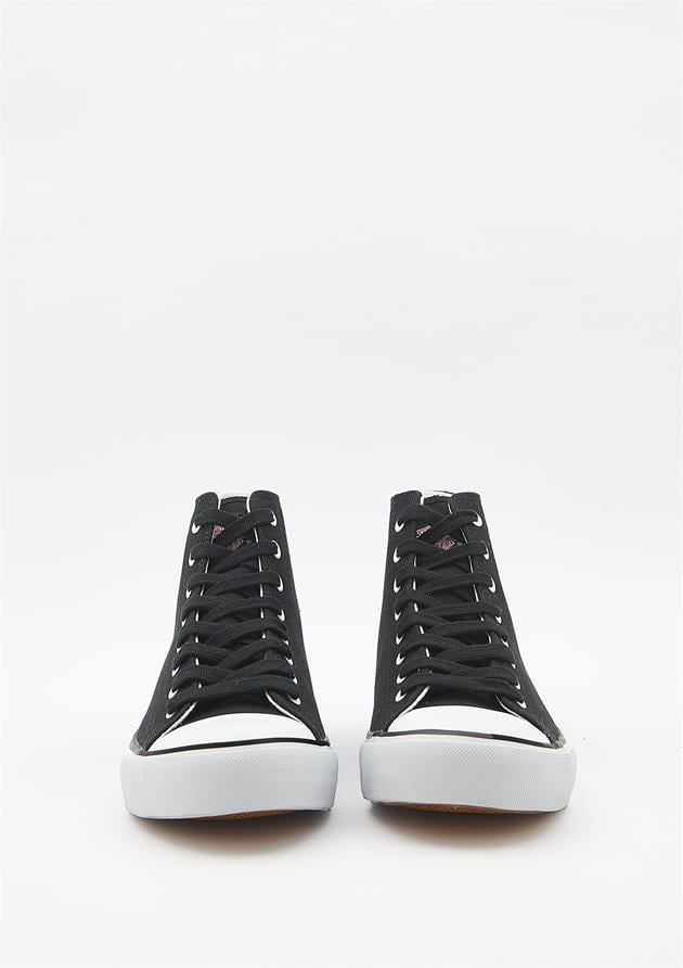 Harley Davidson 023M100382 Pittsburgh Plain Black Erkek Sneaker